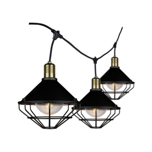 LED-Lichterkette - IP65 - Schwarz - 5 Jahre