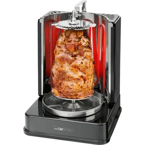 Clatronic DVG 3686 schwarz Döner-Vertikal-Multigrill