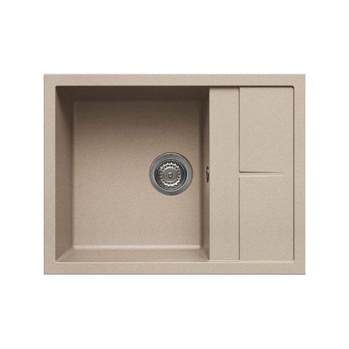 Granitspüle mit Abtropffläche Elleci UNICO 125 G51