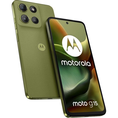 Motorola Moto G15 Smartphone 128GB 8GB RAM Dual SIM 5200mAh Grün