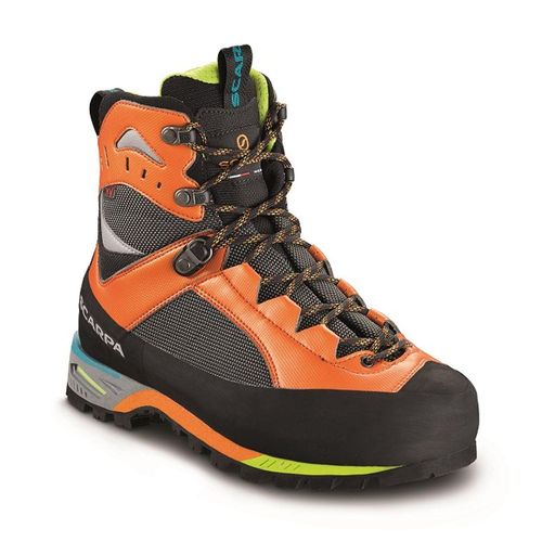 Bergschuh Charmoz HD Herren - Scarpa, Farbe:shark/orange, Größe:41,5 (7,5 UK)