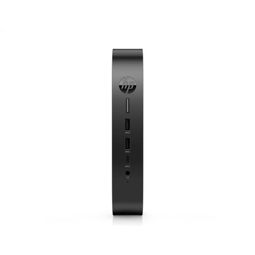 HP Elite t655 - Thin Client - SFF - 1 x Ryzen Embedded R2314 / 2.1 GHz - RAM 8 GB - Flash 64 GB - eMMC - Radeon Graphics - GigE - Win 10 IoT Enterprise - Monitor: keiner - Tastatur: Deutsch