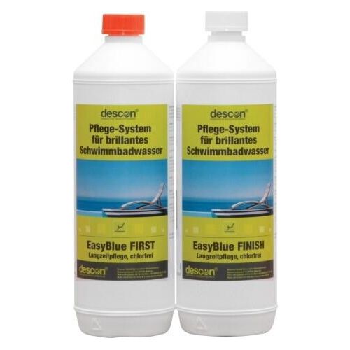Descon EasyBlue Promotion-Set (je 1 Liter First & Finish) - chlorfreie Wasserpflege