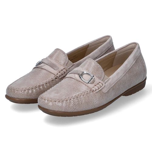 Sioux Damen Mokassins/ Loafer/ Slipper CORTIZIA Beige RaulederGröße:81/2
