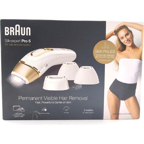 Braun IPL Silk Expert Pro 5 Haarentfernungsgerät Damen Haarentfernung sichtbar effektiv