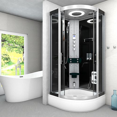 Dampfdusche Dusche Duschkabine D58-63T3 Duschtempel Sauna 100x100 cm