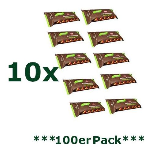KaminoFlam Holzscheit Dauerbrenner | 100 Stück