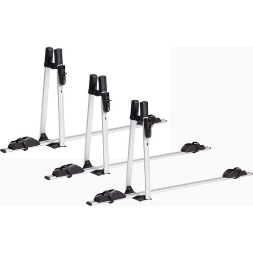 3x Fahrradträger VDP Premium Alu + Dachträger VDPR003 kompatibel mit Nissan Qashqai (J12) anliegende Reling 5 Türer ab 2021