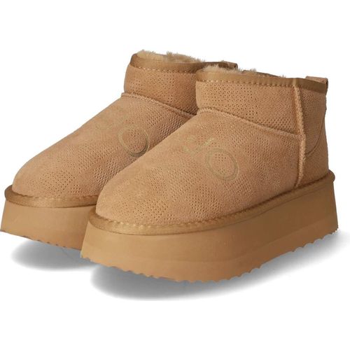 LiuJo Damen Winterstiefeletten/ Ankle Boot JANE 01 Braun Rauleder Größe: 37