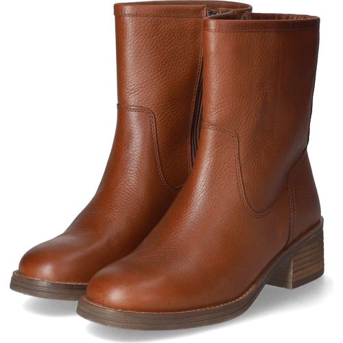 Kaerlek Damen Winterstiefeletten Braun Glattleder Größe: 37