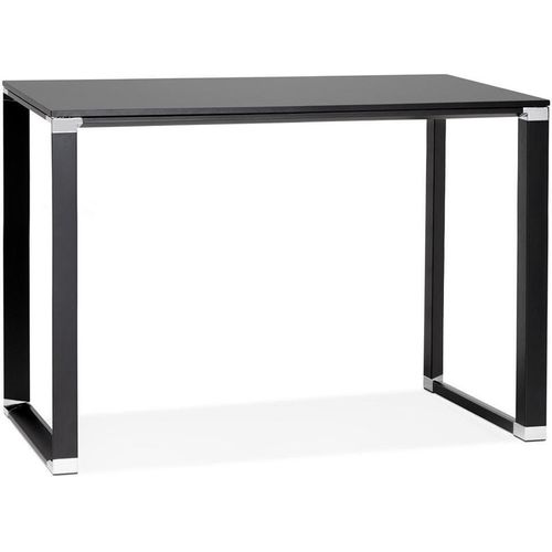 Kadima Design Hoher Bürotisch Schwarz | Stehtisch 140x70cm | Bartisch Stehschreibtisch Modern | Multifunktional Für Büro & Zuhause | Küchentresen