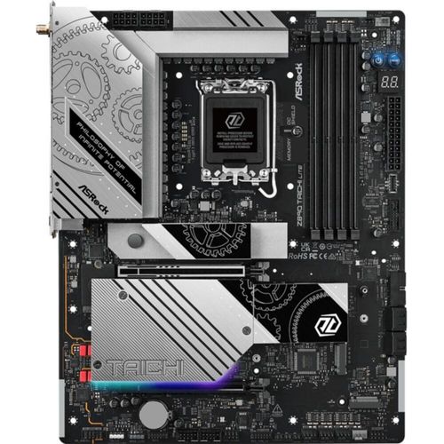 ASRock Z890 TAICHI LITE - Motherboard - ATX - LGA1851-Sockel - Z890 Chipsatz - USB4, USB-C 3.2 Gen 2x2, USB 3.2 Gen 1, USB 3.2 Gen 2 - 2.5 Gigabit LAN, 5 Gigabit Ethernet, Wi-Fi 7, Bluetooth - Onboard-Grafik (CPU erforderlich)