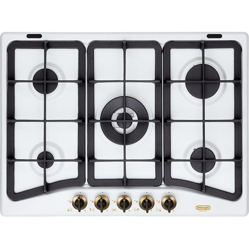 De Longhi Gaskochfeld 70Cm 4 Brenner 1Tc Weiss