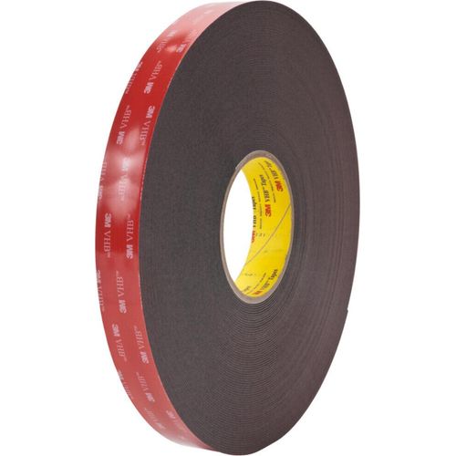 3M VHB Klebeband, schwarz, BreitexLänge: 19X33 mmxm, Stärke 1,6 mm
