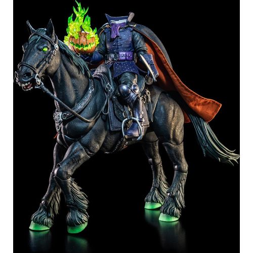 Four Horsemen Toy Design Headless Horseman Green Spectral Actionfigur One Size