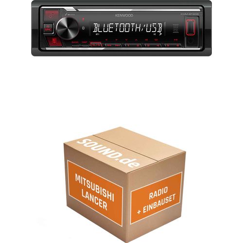 Autoradio Einbaupaket Kenwood KMM-BT209 passend für Mitsubishi Lancer CJ0 | Bluetooth USB Telefonieren