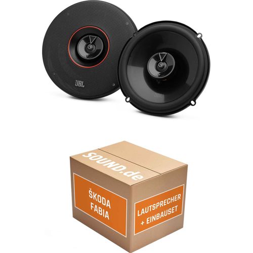 Lautsprecher Boxen Einbaupaket vorne JBL Club3 64 passend für Skoda Fabia I + Kompaktwagen | 180W MAX hoher Wirkungsgrad