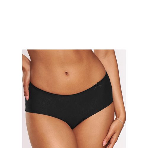 Panty NUANCE, Damen, Gr. 48/50, schwarz, Obermaterial: 50% Polyamid, 40% Baumwolle, 10% Elasthan, Unterhosen, aus gemustertem Jacquard mit feiner Zierschleife