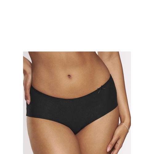 Panty NUANCE, Damen, Gr. 40/42, schwarz, Obermaterial: 50% Polyamid, 40% Baumwolle, 10% Elasthan, Unterhosen, aus gemustertem Jacquard mit feiner Zierschleife