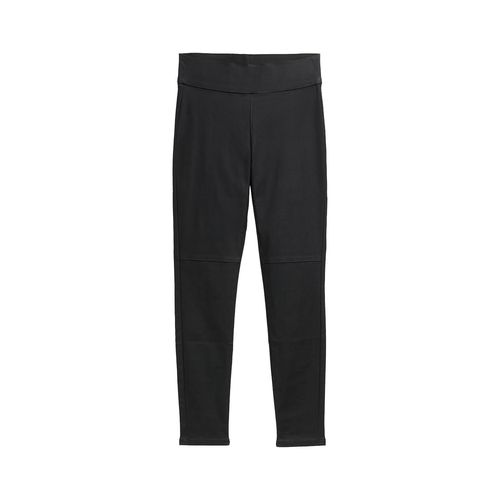 TOM TAILOR Damen Cropped Treggings Hose, schwarz, Uni, Gr. 42/28