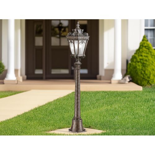 Antike LED Wegeleuchte, Gartenlaterne zur Wegbeleuchtung & Terrassenbeleuchtung