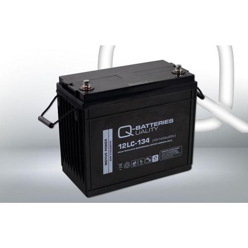 Q-Batteries 12LC-134 / 12V - 143Ah Blei Akku Zyklentyp AGM - Deep Cycle VRLA