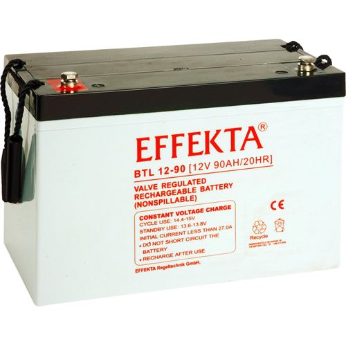 Effekta BTL 12-90 AGM Bleiakku 12V 90Ah – wartungsfreier VRLA-Akku