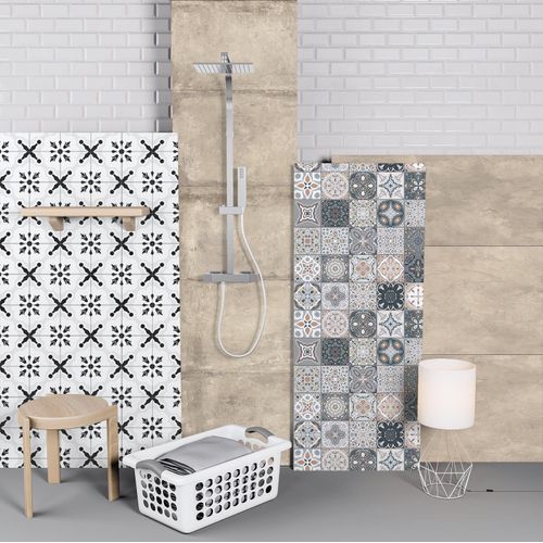 Duschrückwand Fliese beige 100 x 255 cm, 5788516000203