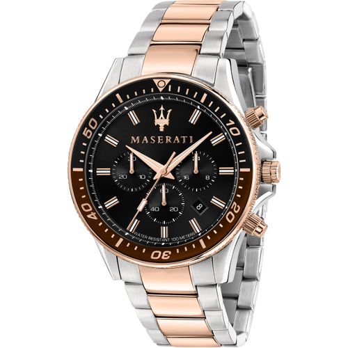MASERATI Uhr CHRONOGRAPH Edelstahl silber