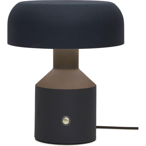it's about RoMi - Tischleuchte Porto - Schwarz - Ø25cm Tischlampe - Nachttischlampe, Wohnzimmer, Schlafzimmer
