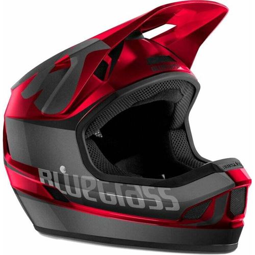 Fullface Helm Legit, schwarz/rot
