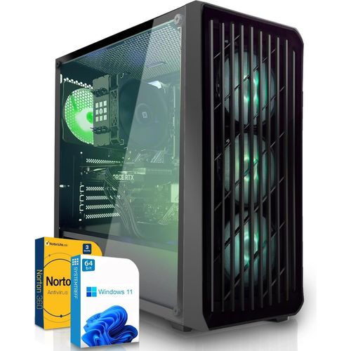SYSTEMTREFF Gamer PC-System - AMD Ryzen 9 5900XT - Nvidia GeForce RTX 3060 12GB - 16GB DDR4 - 1TB WD Green SN3000 + - Windows 11 Pro - Desktop