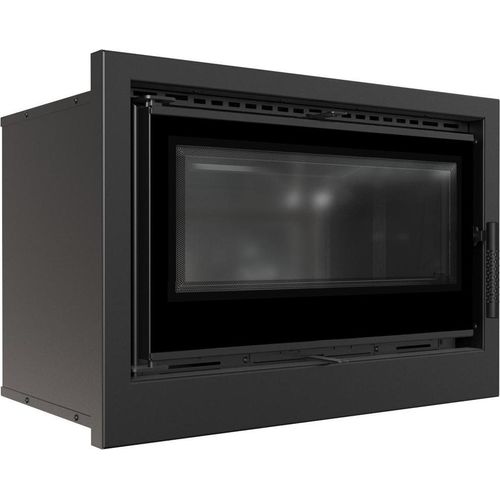 Kamin-Kassette KRATKI ARKE 70 8 kW Ø 150 schwarz Verkleidung