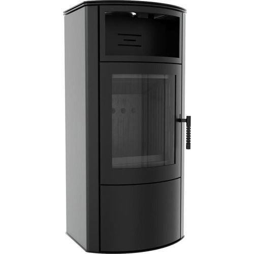 Kaminofen aus stahl KRATKI TITAN Ø 150 11 kW schwarz Verkleidung
