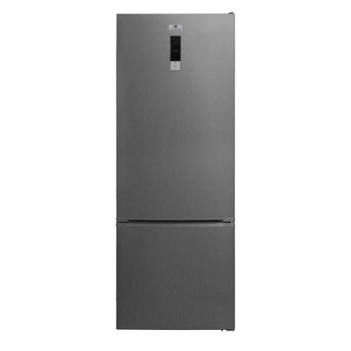Kühlschrank mit Gefrierfach unten 472 l - Total No Frost - CONTINENTAL EDISON - 41 dB - L70 cm x H186 cm - Edelstahl