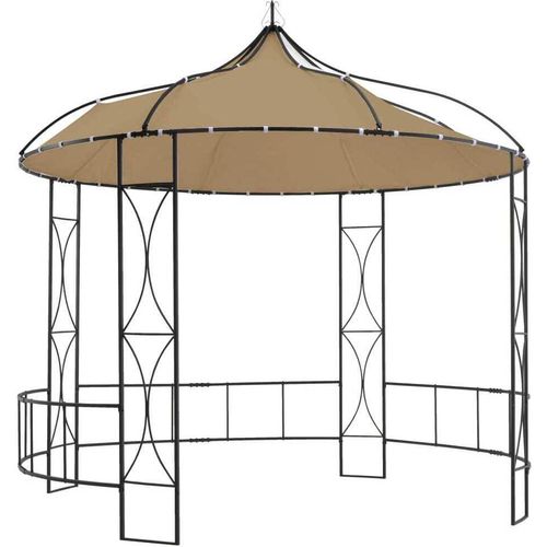 Pavillon 300x290 cm Taupe Rund