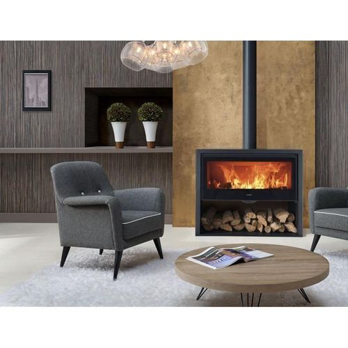 Holzofen - PANADERO - Chopin 3V Ecodesign - 8,2 kW - Holzscheite 80 cm