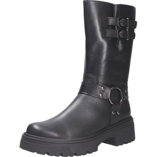 Gabor Damen Stiefel, schwarz(schwarzaltsilber), Gr. 21/2