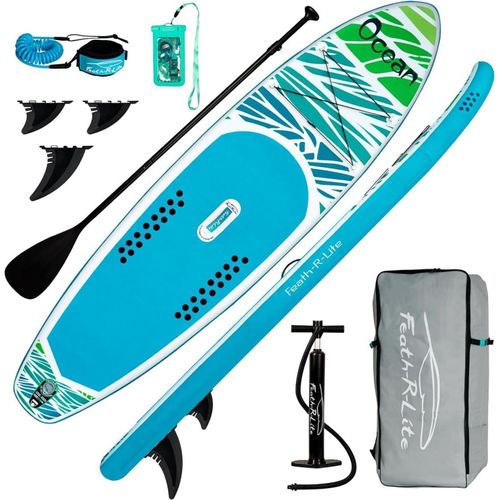 FunWater Aufblasbares Stand Up Paddle Board SUP Paddleboard Zubehör Komplettset