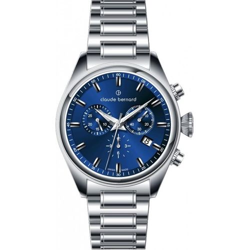 Herrenuhr CLAUDE BERNARD 10254 3M BUIN in klassischem Blau