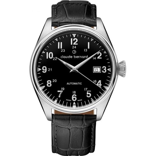 Herrenuhr CLAUDE BERNARD 80132 3C NIN klassisch schwarz