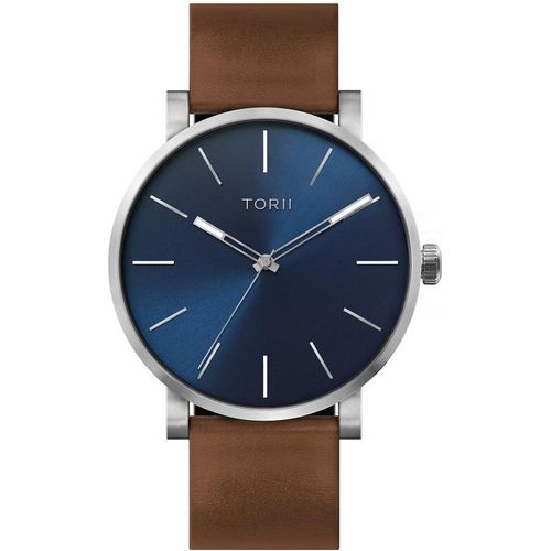 Herrenuhr TORII S45CL.NS klassisch in Marineblau