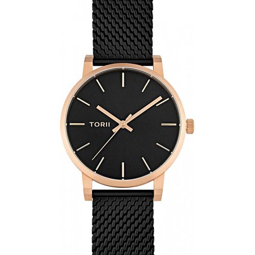 Herrenuhr TORII R41BG.BR klassisch schwarz.