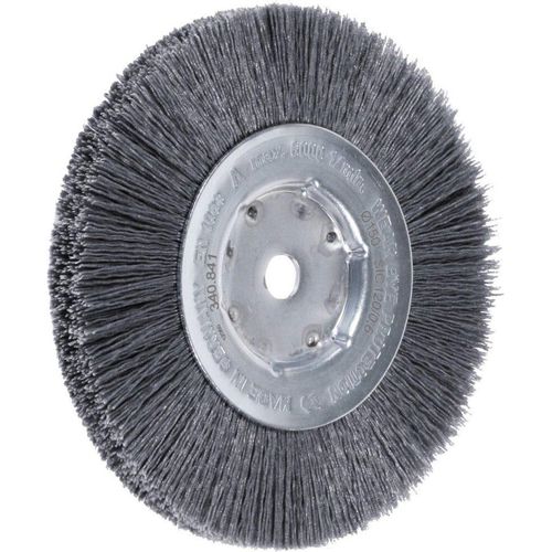 Lessmann Einreihige Rundbürste mikroabrasiv 0,6 mm, SiC 120, Bürsten-xBürstenbreite: 150X14 mm