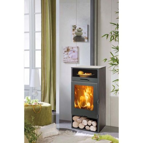 Holzofen - PANADERO - Nijar Ecodesign - 6,3 kW - Holzscheite 40 cm