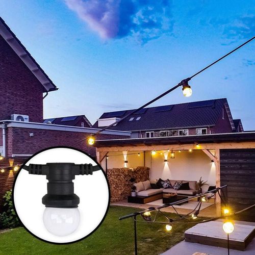 Olucia - 30m Lichterkette mit 60 transparenten Lampen