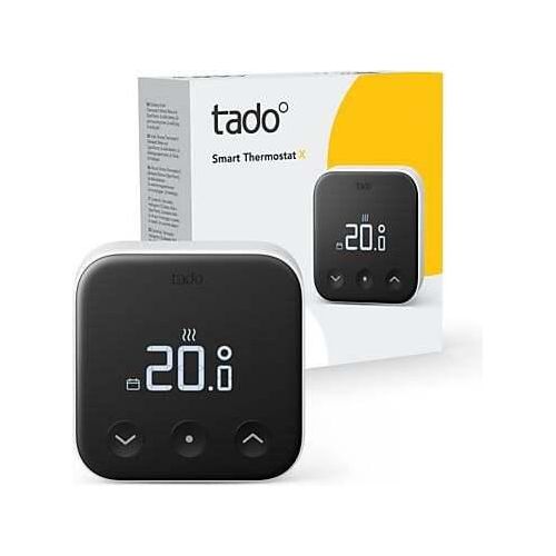 tado° VX-ST02-TC-ML-00, Digitales Thermostat, Schwarz, Weiß, Digital, Akku, AAA, 100 mm