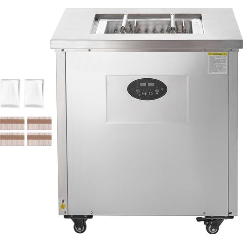 SucceBuy Kommerzielle Eismaschine, Einzelform-Set – 40-teiliges Eismaschine zum Herstellen von Eis am Stiel, aus Edelstahl, kommerzielle Eismaschine für Stieleis