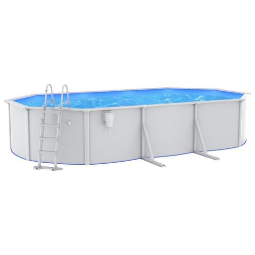 Pool mit Sicherheitsleiter 610x360x120 cm