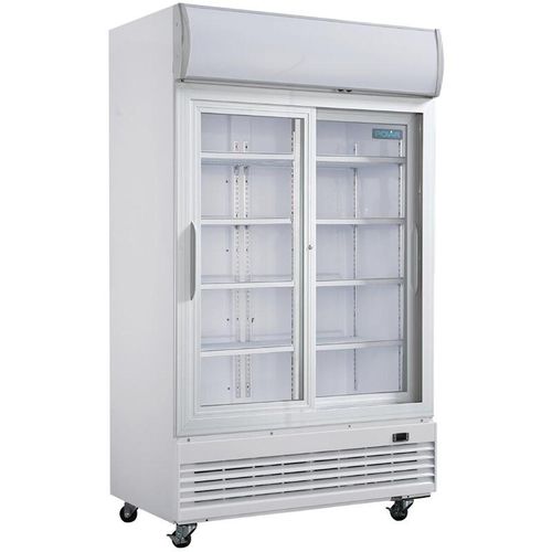 Polar G-Serie Display-Kühlung mit zwei Türen und Schiebetüren des Leuchtkastens 950L